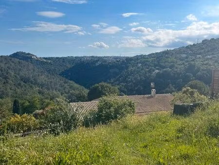 terrain avec permis de construire à saint-jeannet