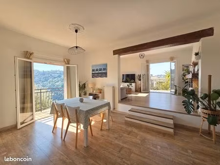 colomars : 5 pièces de 108 m² avec jardin privatif et vue panoramique