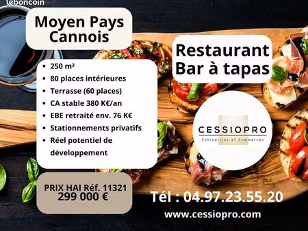 bar  restaurant 250 m² cannes