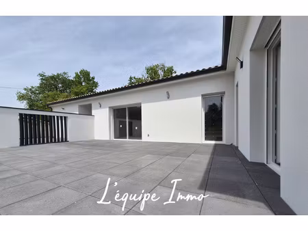 villa neuve de plain-pied 4 chambres avec garage et jardin