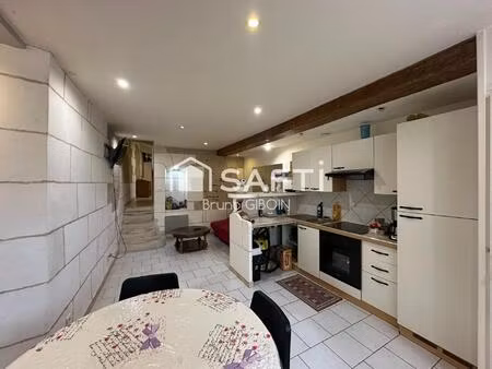 maison de ville  45 m²  2 pièces  1 chambre  place de parking