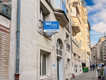 bureau privé à louer pour 1 personnes à paris auteuil