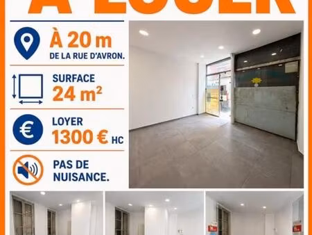 commerce 24 m²