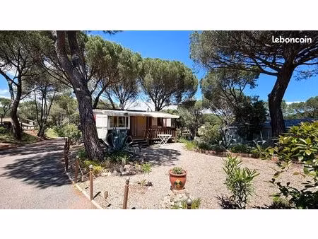 mobil-home 2 chambres spacieux – camping 5 étoiles