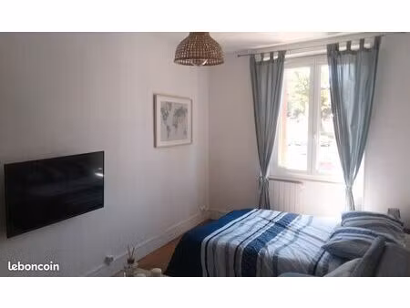appartement f1 meublé vallon en sully parfaitement aménagé libre de suite  à saisir
