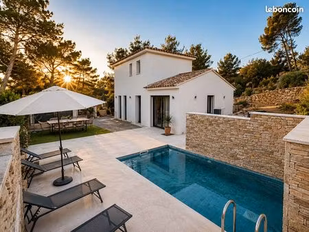 maison neuve 2024 – 130 m² – 4 chambres – piscine – plein sud