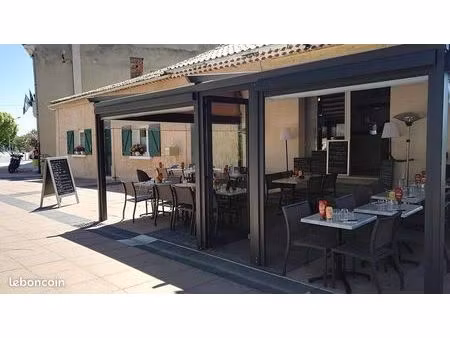 vente fond de commerce restaurant avec grande terrasse