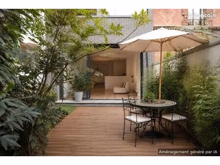 courbevoie / la défense – maison de ville neuve 173 m² avec jardin  cour et terrasses