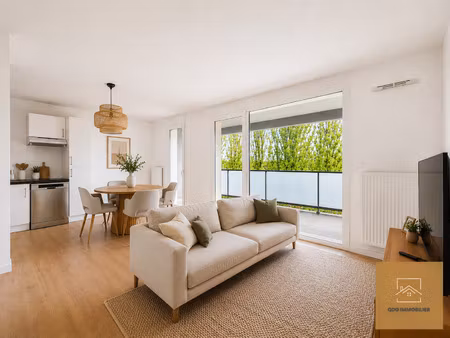 appartement t3 62m2 - la madeleine - balcon - garage sus