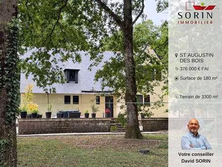 vente maison à saint-augustin-des-bois (49170) : à vendre / 180m² saint-augustin-des-bois