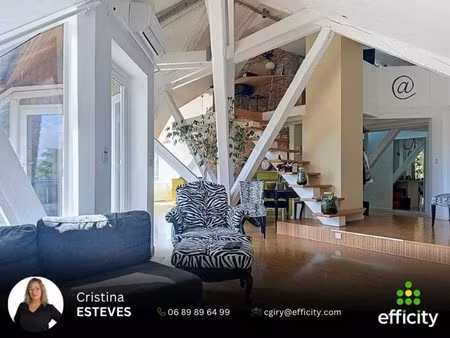 appartement loft de 4 pièces de 89 m² à saint-égrève