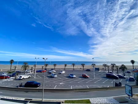 canet plage sud studio rénové vue mer !