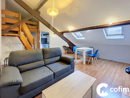à louer – tarbes centre - charmant studio meublé avec mezzan