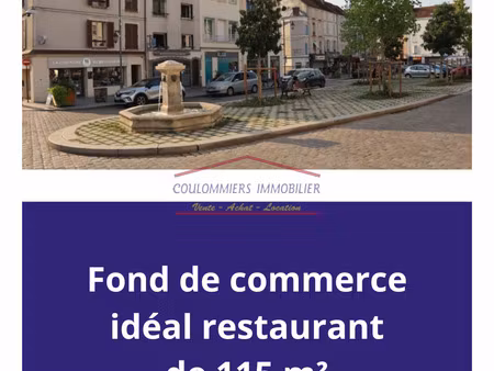 fond de commerce en hyper-centre ville de coulommiers
