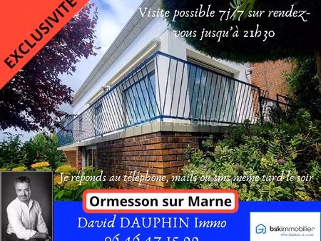 maison de 110 m² à ormesson-sur-marne