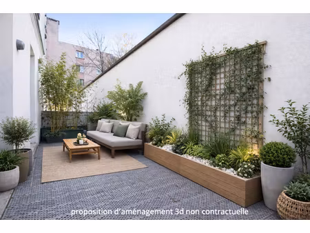 appartement malakoff 2 pièces - coeur de ville - terrasse