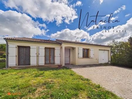 maison individuelle plain-pied 3 chambres  garage et jardin – secteur proche centre-ville 