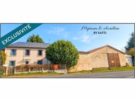 maison avec hangar  puits  terrain