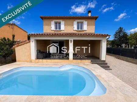 maison st privat des vieux  3 chambres  garage  piscine