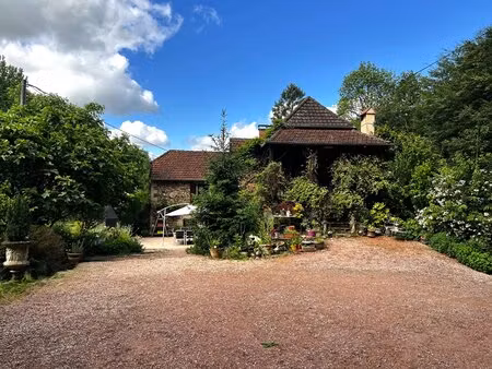 charmante propriété en pierre rénovée avec piscine  nichée en pleine nature  sur un terrai