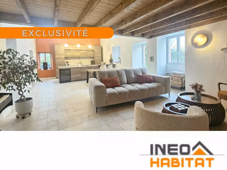 exclusivité amanda ineo habitat - longère rénovée - 197 m² - 5 chambres -terrain 1 558 m² 
