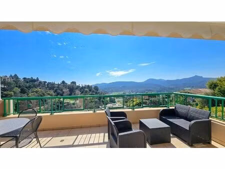 appartement 4 pieces vue panoramique dans un domaine prive avec piscine a mandelieu la...