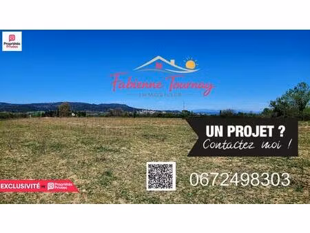 achat terrain 15 239m² st victor la coste 30290