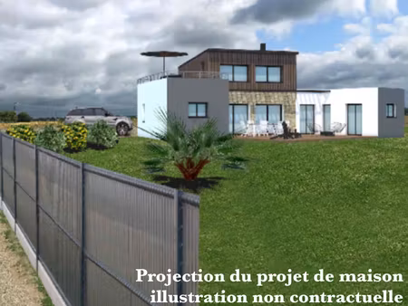 terrain ploneour lanvern 1570 m2