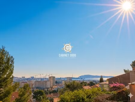 m2283 - toulon - les routes - maison t4 - vue mer