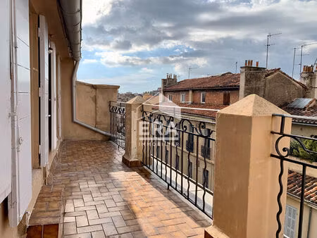 appartement à louer à marseille de type 2 avec terrasse quartier reformés