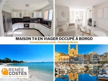 maison en viager 4 pièces 90 m²