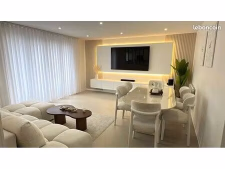 appartement f3 refait à neuf avec balcon et parking