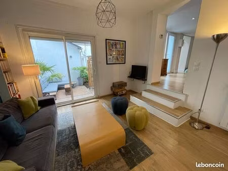 maison de ville de charme – quartier saint-vincent – à 300 m de la plage