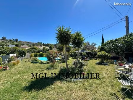 grande villa 3 pièces + dépendance (t1/2) avec piscine et jardin - secteur château-gombert