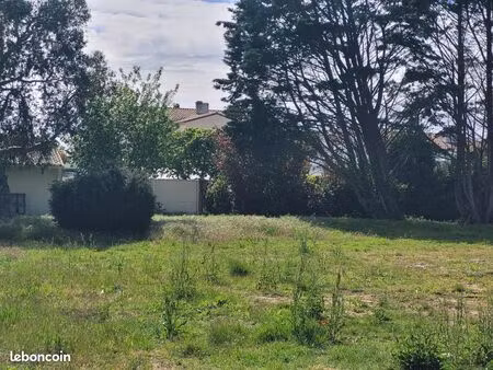 terrain 647 m² vaux sur mer