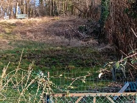 terrain pour faire jardin en bas et en haut plat pour se détendre au calme nature  sans vo