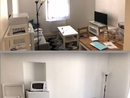 t2 duplex meublé 36m2 saintes centre