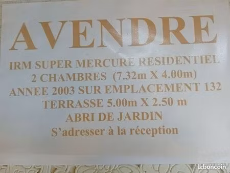 mobilhome bretignolles sur mer