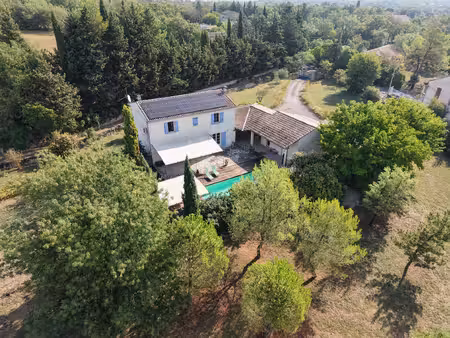 belle maison contemporaine avec piscine et grand jardin arboré piémont cévenol 160 m² ·...