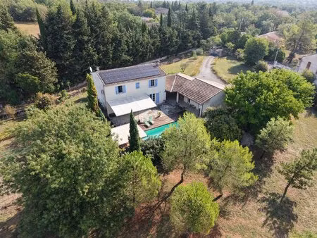 belle maison contemporaine avec piscine et grand jardin arboré piémont cévenol 160 m² ·...