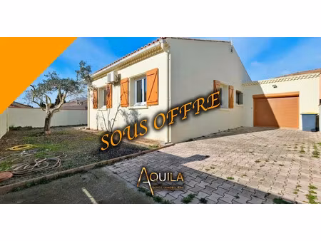 vente maison 5 pièces 80 m² à sauvian (34410)  283 000 €