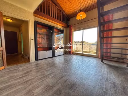duplex plein ciel 86m² 2 chambres  balcon  garage