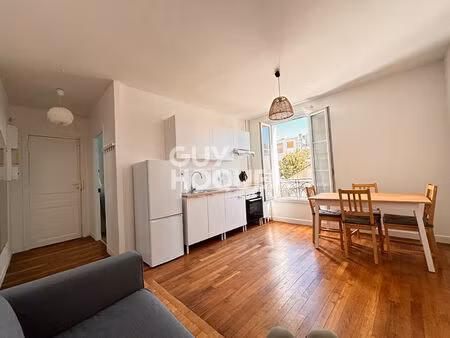 appartement 2 pièces meublé - saint ouen sur seine - 38 m2