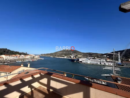vente appartement 3 pièces 65m2 port-vendres 66660 - 399000 € - surface privée