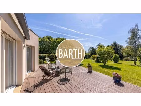 à vendre en exclusivité dans votre cabinet barth immobilier - plain pied - nature - 3...