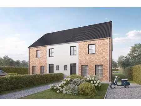 halfopen nieuwbouwwoning met tuin in sint-denijs-westrem