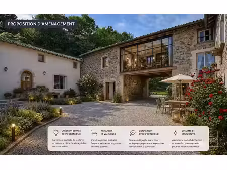 vente maison 8 pièces 241 m² à quincié-en-beaujolais (69430)  545 000 €