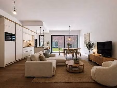 appartement 3 chambres neuf - jardin + terrasse
