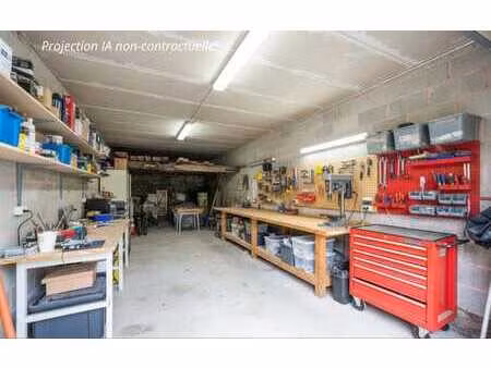 garage spacieux et polyvalent à smuid (libin)