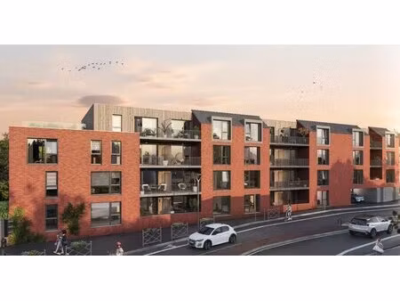 hem centre - appartement 4 pièces 95 m2 avec terrasse sud